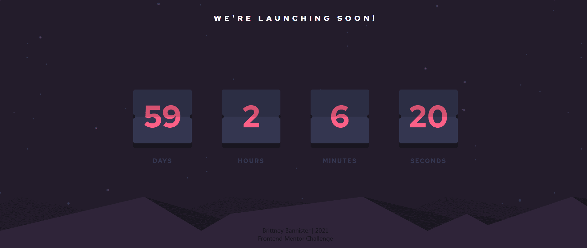 Launch Countdown Timer